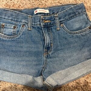 Levi's Blue Jean Shorts